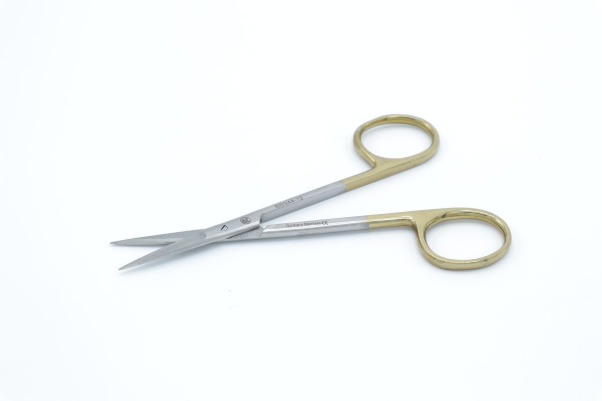 قیچی ایریس دسته طلایی 11 سانتی