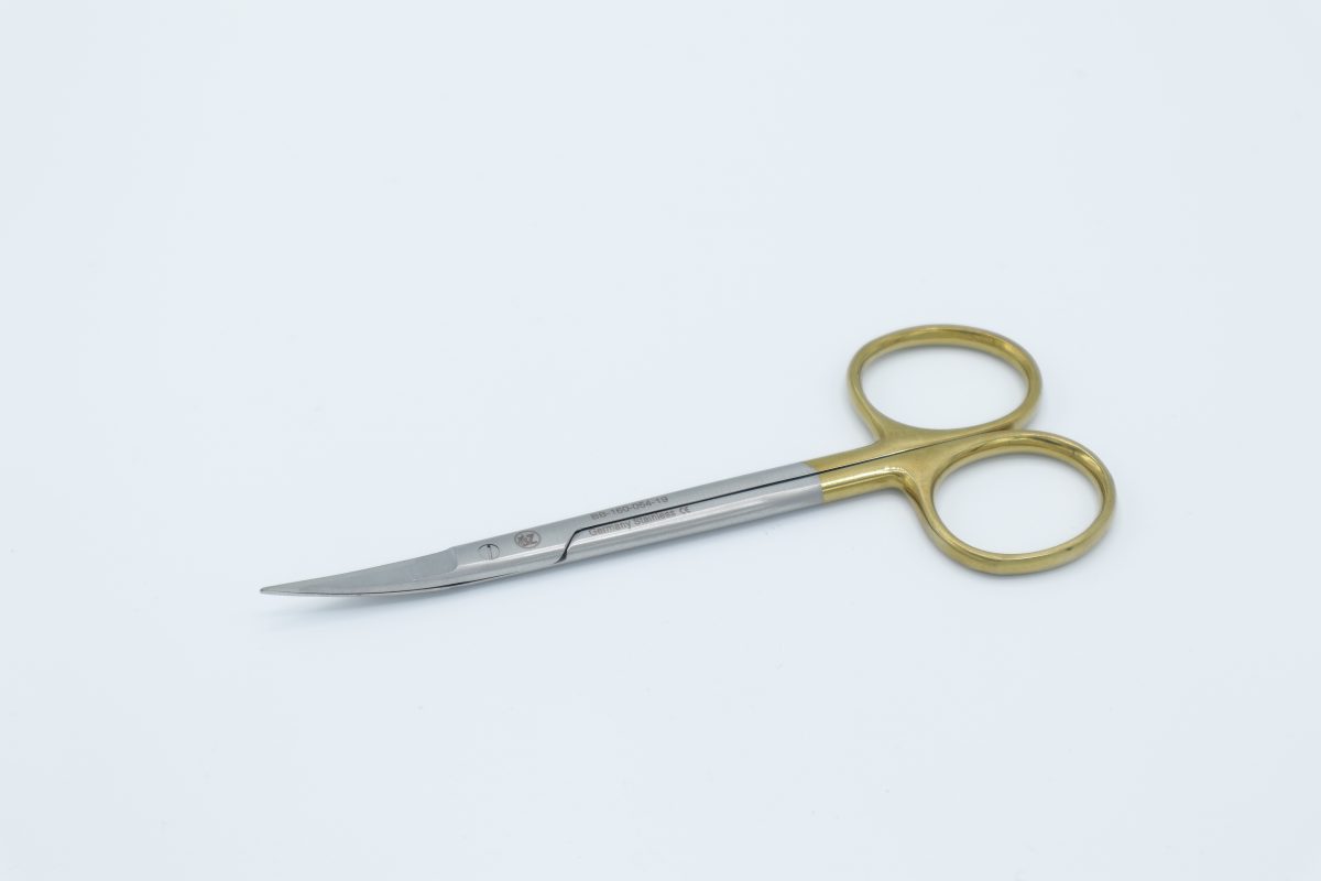 قیچی ایرس دسته طلایی سرکج 11