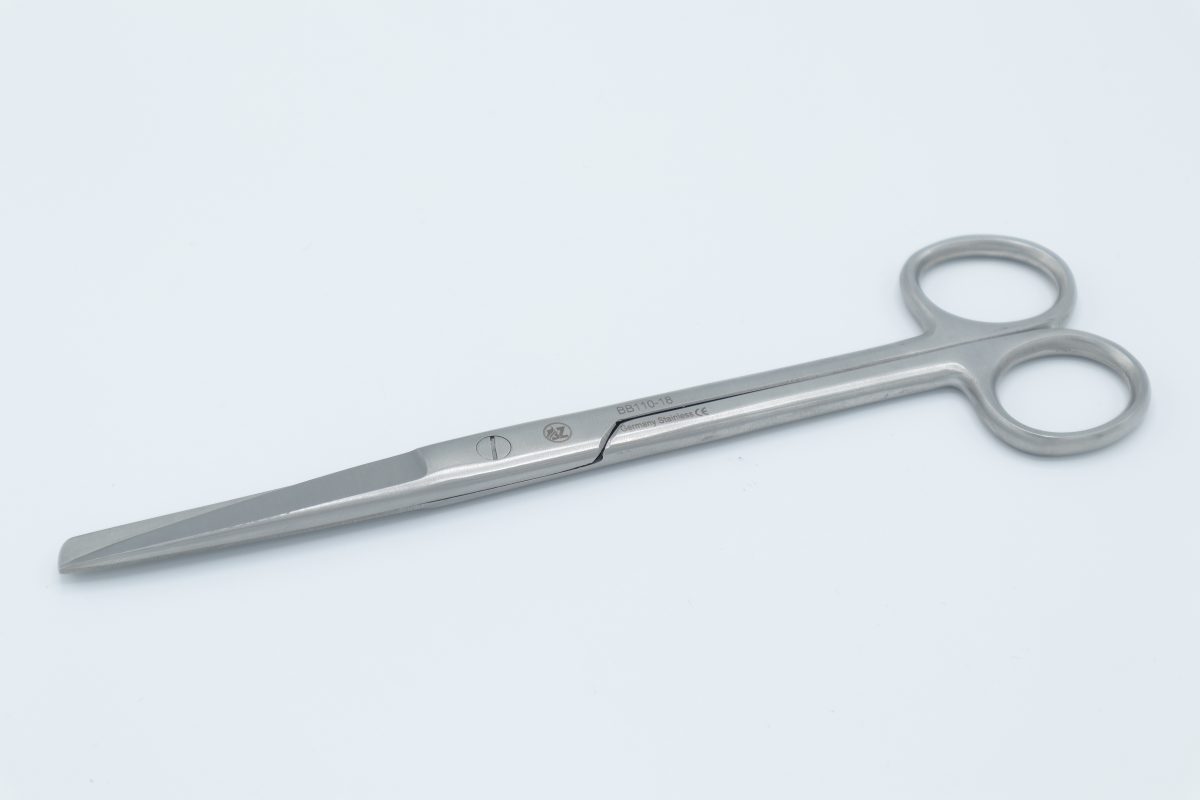 قیچی نخ یکسر تیز سرصاف 18