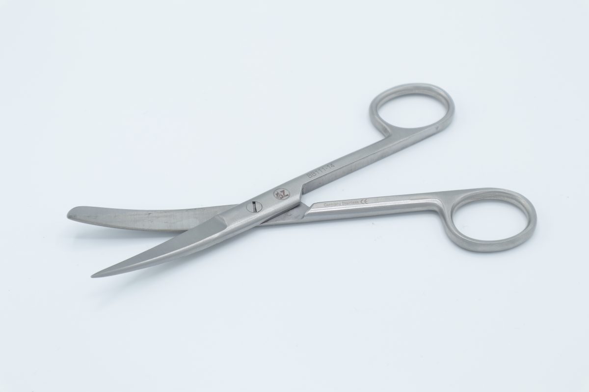 قیچی نخ یکسر تیز سر کج 14