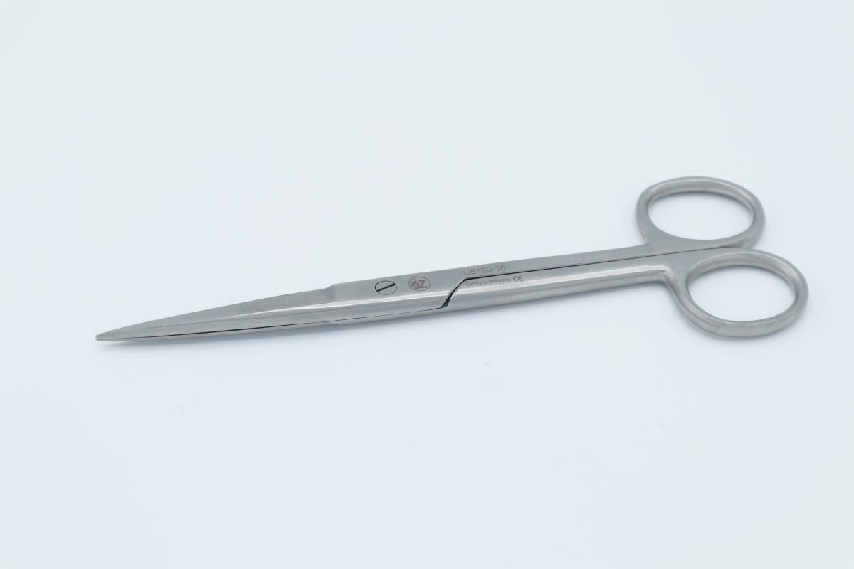 قیچی نخ دوسر تیز سرصاف 16