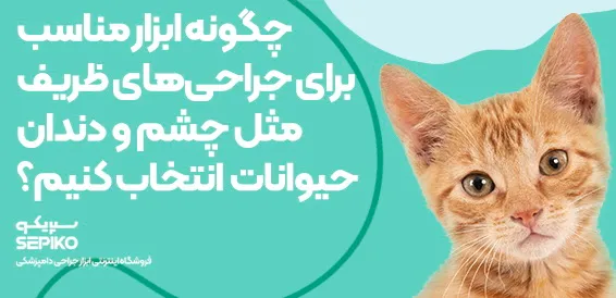 چگونه ابزار مناسب برای جراحی های ظریف مثل چشم و دندان حیوانات انتخاب کنیم؟